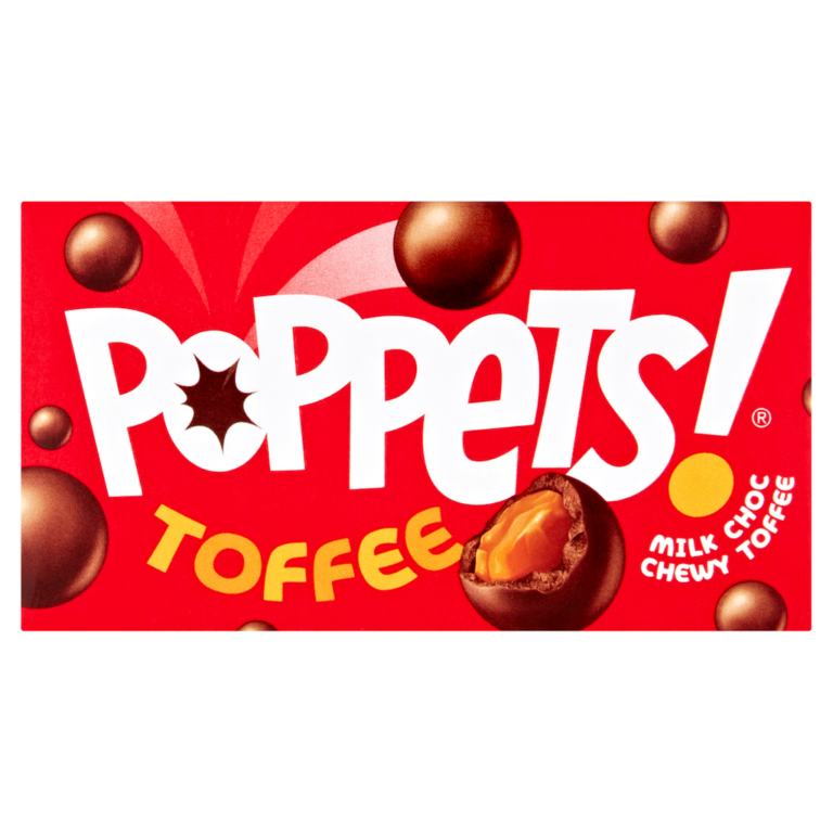 Poppets Chewy Toffee Milk Choc barretta
