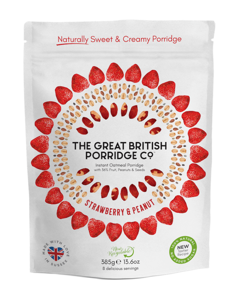 The Great British Porridge Fragola e Burro d’Arachidi