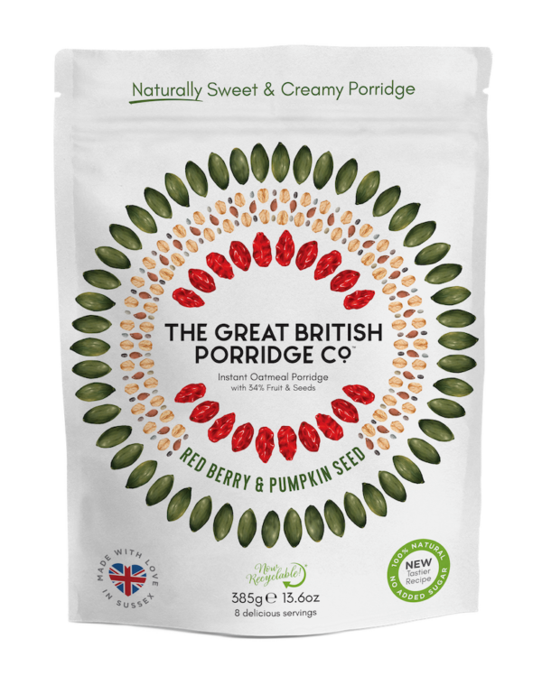 The Great British Porridge Frutti Rossi e Semi di Zucca