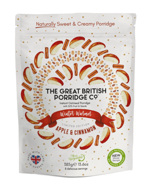 The Great British Porridge Mela e cannella