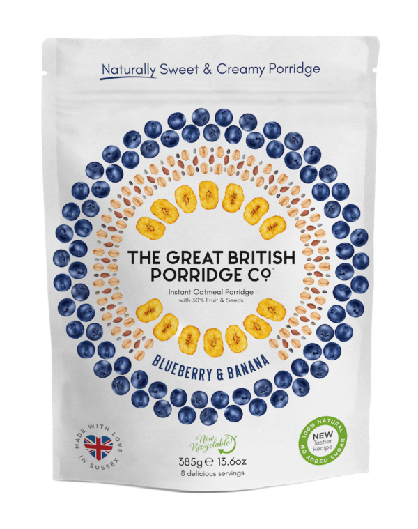 The Great British Porridge Mirtillo e Banana